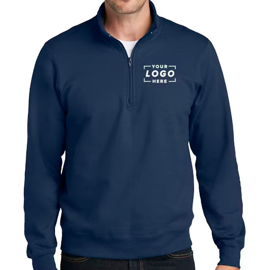Port & Co Fan Favorite Fleece Quarter-Zip Pullover