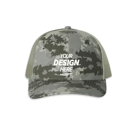 Richardson Patterned Snapback Trucker Cap