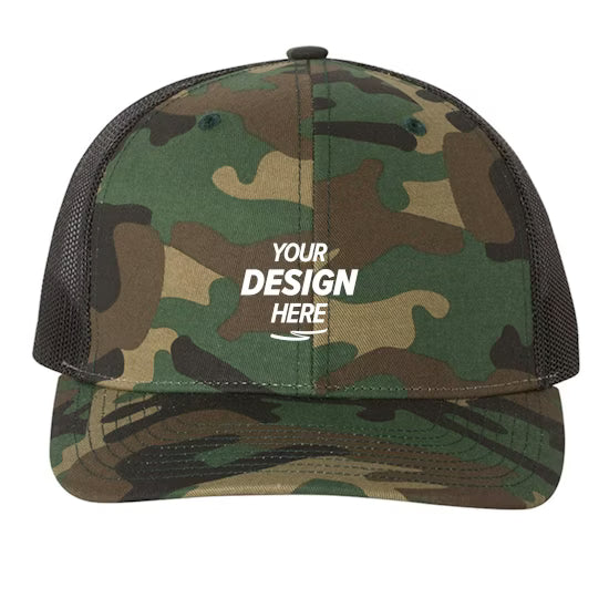 Richardson Patterned Snapback Trucker Cap
