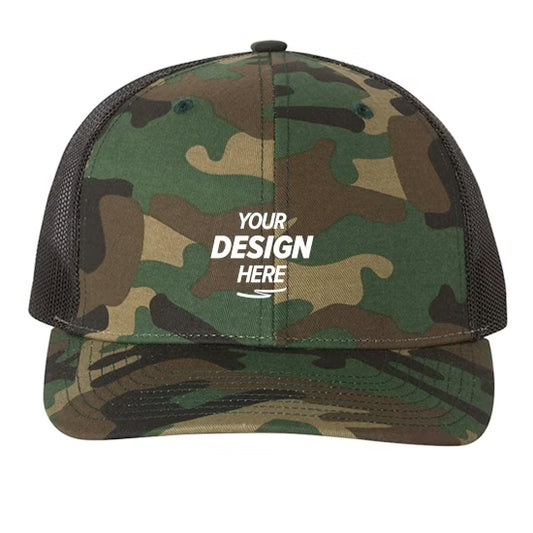 Richardson Patterned Snapback Trucker Cap