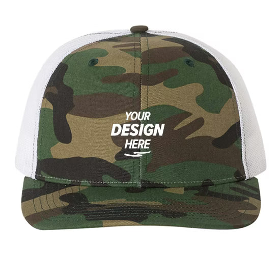 Richardson Patterned Snapback Trucker Cap