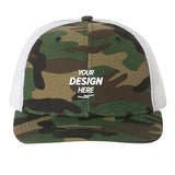 Richardson Patterned Snapback Trucker Cap