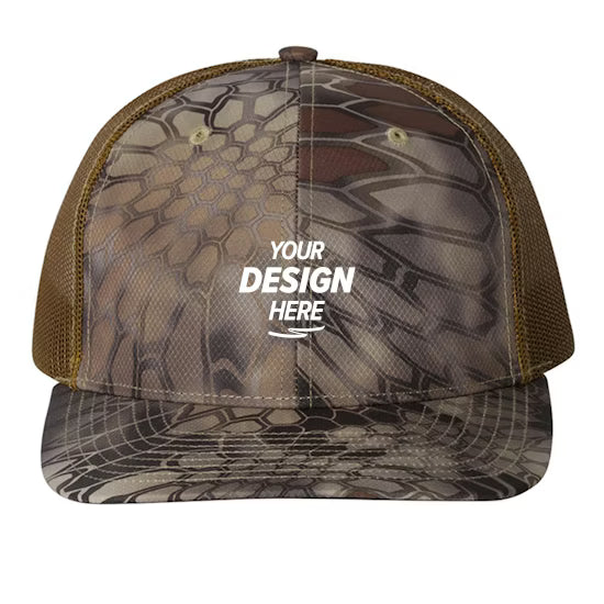 Richardson Patterned Snapback Trucker Cap