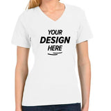 Bella + Canvas Women's Relaxed Fit V-Neck T-Shirt