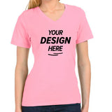 Bella + Canvas Women's Relaxed Fit V-Neck T-Shirt
