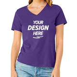 Bella + Canvas Women's Relaxed Fit V-Neck T-Shirt