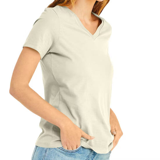 Bella + Canvas Women's Relaxed Fit V-Neck T-Shirt