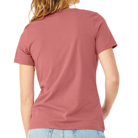 Bella + Canvas Women's Relaxed Fit V-Neck T-Shirt