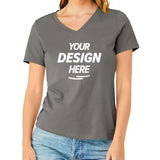 Bella + Canvas Women's Relaxed Fit V-Neck T-Shirt