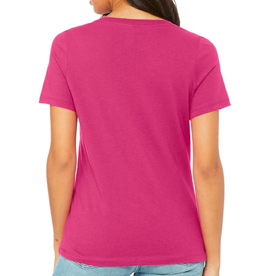 Bella + Canvas Women's Relaxed Fit V-Neck T-Shirt