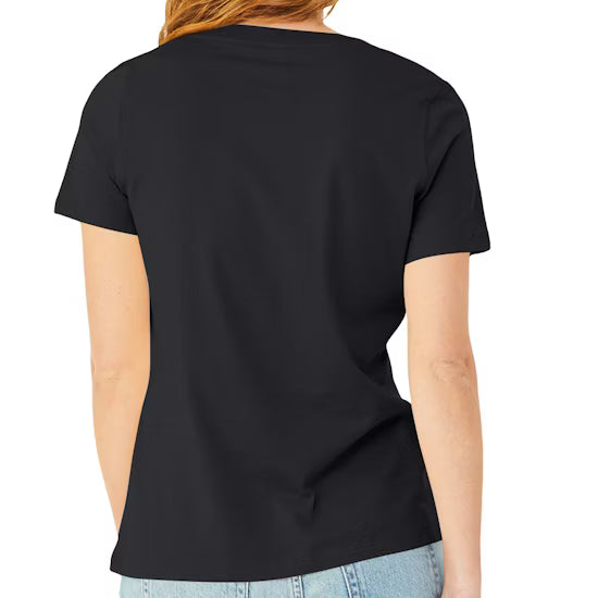 Bella + Canvas Women's Relaxed Fit V-Neck T-Shirt