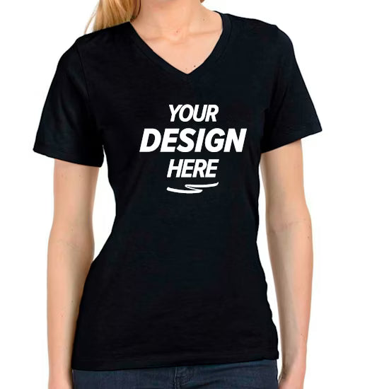 Bella + Canvas Women's Relaxed Fit V-Neck T-Shirt
