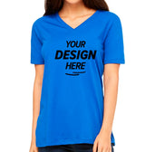 Bella + Canvas Women's Relaxed Fit V-Neck T-Shirt
