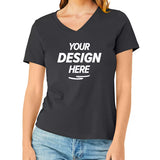 Bella + Canvas Women's Relaxed Fit V-Neck T-Shirt