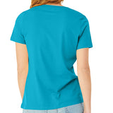 Bella + Canvas Women's Relaxed Fit V-Neck T-Shirt