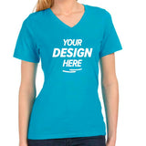 Bella + Canvas Women's Relaxed Fit V-Neck T-Shirt
