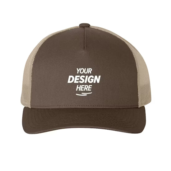 Yupoong Five-Panel Retro Trucker Cap