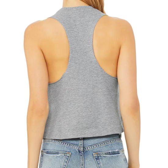 Bella + Canvas Women's Racerback Cropped Tank Top
