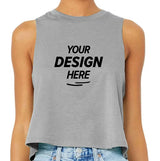 Bella + Canvas Women's Racerback Cropped Tank Top