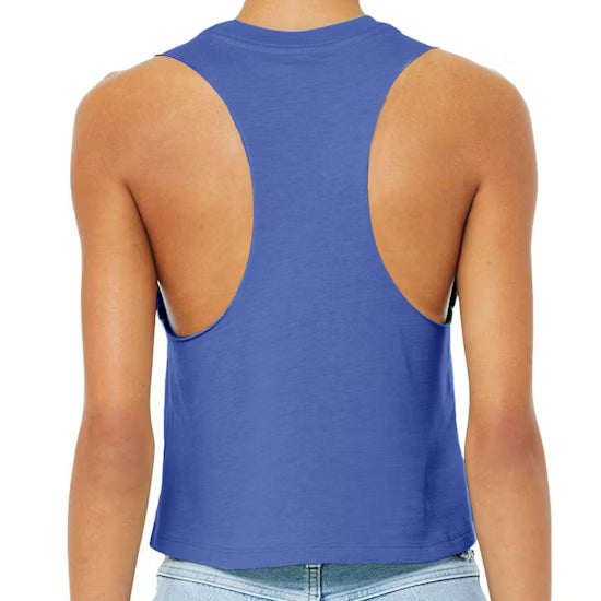 Bella + Canvas Women's Racerback Cropped Tank Top