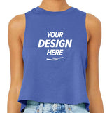 Bella + Canvas Women's Racerback Cropped Tank Top