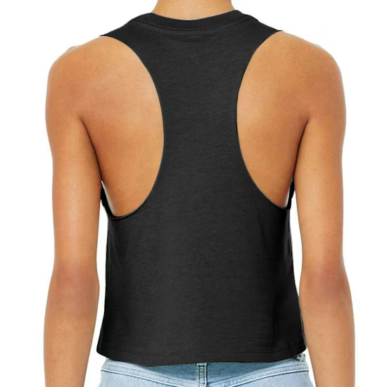 Bella + Canvas Women's Racerback Cropped Tank Top