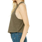 Bella + Canvas Women's Racerback Cropped Tank Top