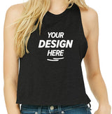Bella + Canvas Women's Racerback Cropped Tank Top