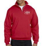 Jerzees Cadet Collar Quarter Zip Pullover