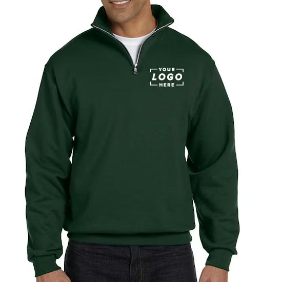Jerzees Cadet Collar Quarter Zip Pullover