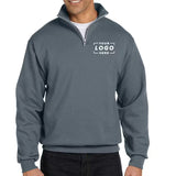 Jerzees Cadet Collar Quarter Zip Pullover