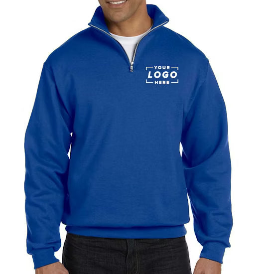 Jerzees Cadet Collar Quarter Zip Pullover