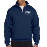 Jerzees Cadet Collar Quarter Zip Pullover