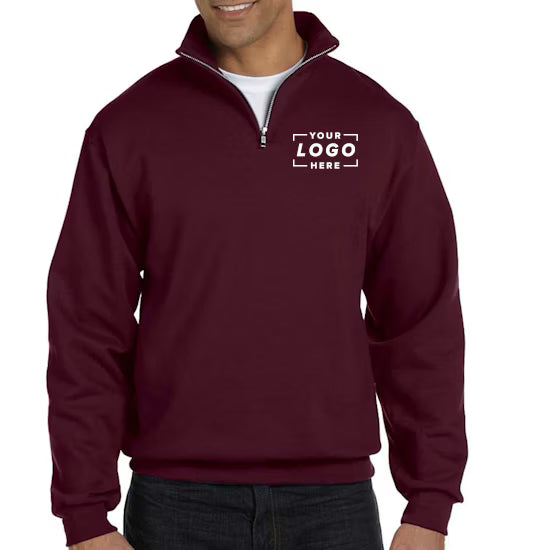 Jerzees Cadet Collar Quarter Zip Pullover