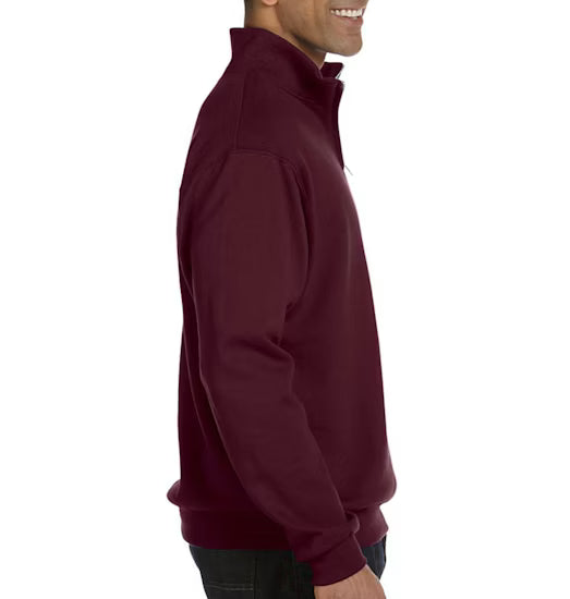 Jerzees Cadet Collar Quarter Zip Pullover