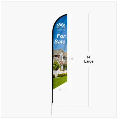 Feather Angled Flag