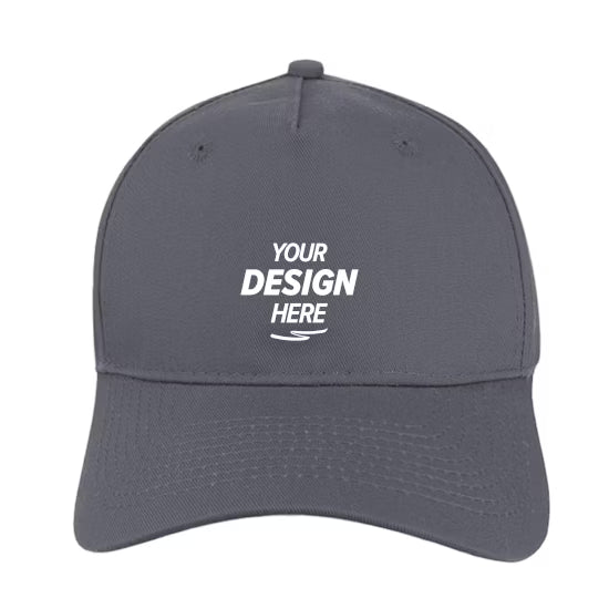 Port & Co Five-Panel Twill Cap