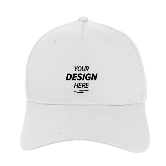 Port & Co Five-Panel Twill Cap