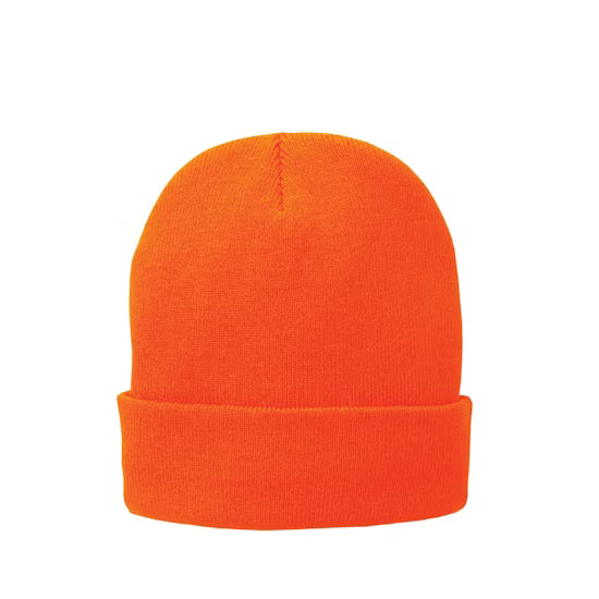 Port & Co Fleece-Lined Knit Beanie
