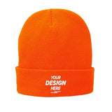 Port & Co Fleece-Lined Knit Beanie