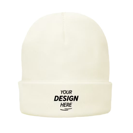 Port & Co Fleece-Lined Knit Beanie