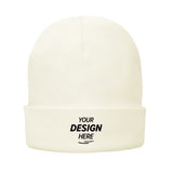 Port & Co Fleece-Lined Knit Beanie