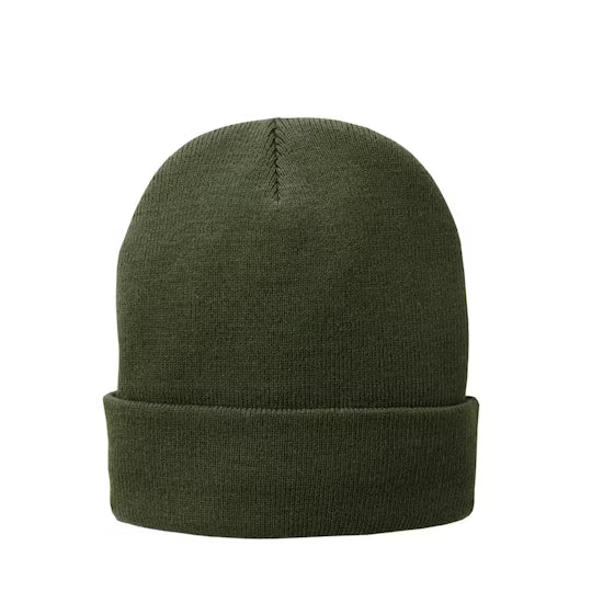 Port & Co Fleece-Lined Knit Beanie