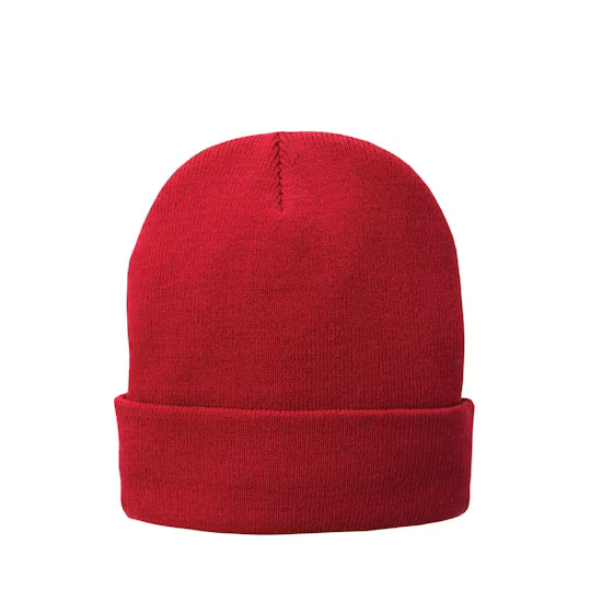 Port & Co Fleece-Lined Knit Beanie