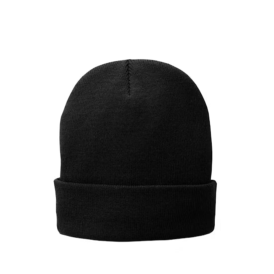 Port & Co Fleece-Lined Knit Beanie