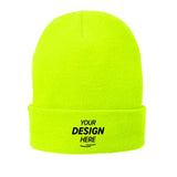 Port & Co Fleece-Lined Knit Beanie