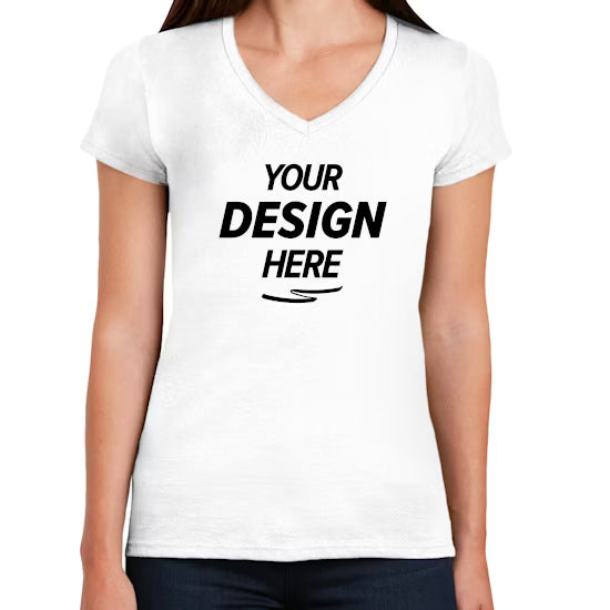 Gildan Heavy Cotton Women's V-Neck T-Shirt