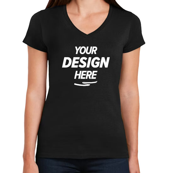 Gildan Heavy Cotton Women's V-Neck T-Shirt