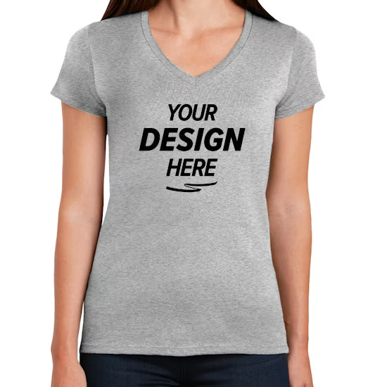 Gildan Heavy Cotton Women's V-Neck T-Shirt