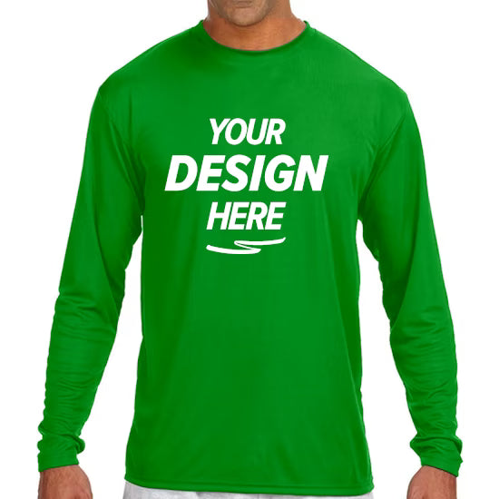 A4 Moisture Wicking Long Sleeve Shirt